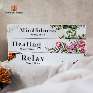 Thanh Hương Thư Giãn - Nhang Thiền Relax - Nhang Sạch Không Hóa Chất, Liệu Pháp Mùi Hương Yoga- Thiền Định. Cao 20cm, 60gr.
