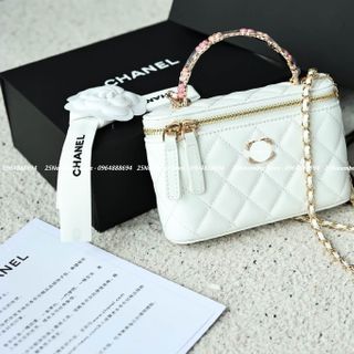 𝐓𝐮́𝐢 𝐱𝐚́𝐜𝐡 nữa cao cấp 𝐕𝐚𝐧𝐢𝐭𝐲 𝐓𝐨𝐩 𝐇𝐚𝐧𝐝𝐥𝐞 - Màu trắng