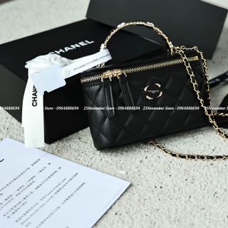 𝐓𝐮́𝐢 𝐱𝐚́𝐜𝐡 nữa cao cấp 𝐕𝐚𝐧𝐢𝐭𝐲 𝐓𝐨𝐩 𝐇𝐚𝐧𝐝𝐥𝐞 - Màu Đen