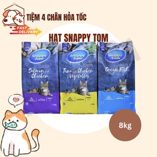 Thức ăn hạt Snappy Tom cho mèo mọi lứa tuổi các vị bao xá lớn giá sỉ