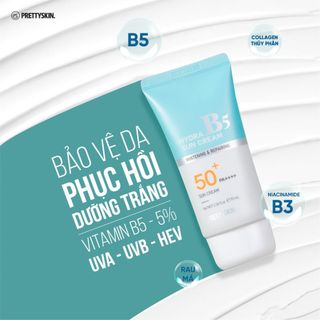 Kem Chống Nắng Phục Hồi Dưỡng Trắng Hy dra B5 Sun Cream 70ml