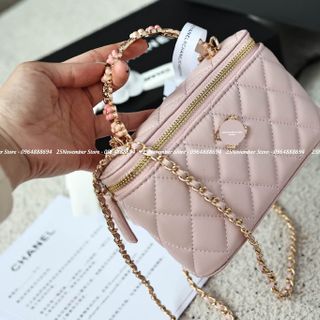 𝐓𝐮́𝐢 𝐱𝐚́𝐜𝐡 nữa cao cấp 𝐕𝐚𝐧𝐢𝐭𝐲 𝐓𝐨𝐩 𝐇𝐚𝐧𝐝𝐥𝐞 - Màu hồng