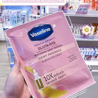 Kem tắm trắng da Va seline Thái Lan whitening body shower 120gr - Dạng gói