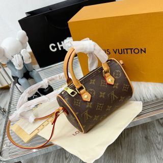 Túi xách quảng châu Nano Speedy Mono Full Box Nam Châm - 09B5468  (Chuyên sỉ túi xách sll, balo, ví, thắt lưng, túi Laptop)