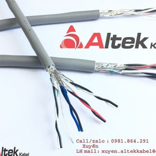 Dây cáp loa, cáp tín hiệu vặn xoắn 4Pair 18AWG chống nhiễu