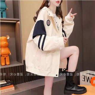 Áo Khoác Dù Ép 3 Lớp Dày Dặn Nón Rộng Tay Phối Màu Cực Chất,Form Rộng Dưới 70kg Gía Sỉ