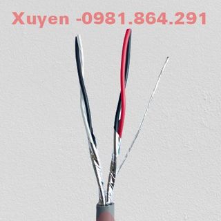 Dây cáp loa, cáp tín hiệu vặn xoắn 4Pair 18AWG chống nhiễu