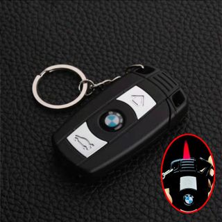 BẬT LỬA KHÈ MÓC KHOÁ XE HƠI B.M.W CÓ ĐÈN PIN - XÀI GAS