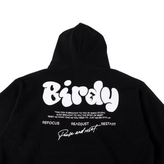 ÁO HOODIE BIRDY RESET/Black