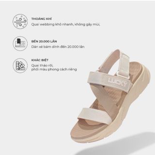 Sandal Nữ Lucky Star màu Hồng Phấn quai chữ Z QB07B giá sỉ - giá bán buôn