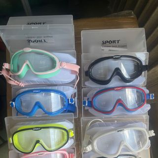 Kính bơi Sport khung lớn kèm nhét tai cho bé