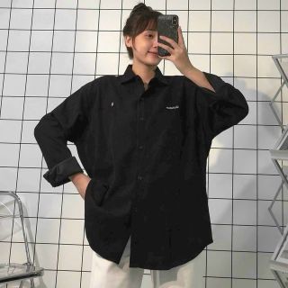 Áo sơ mi tay dài chất da lộn, logo thêu OCTOBER ,hàng đẹp, bán shop