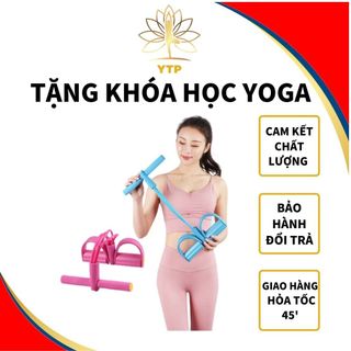 Dây kéo đàn hồi lò xo thép siêu bền dụng cụ thể dục tập gym cơ bụng tay eo lưng tại nhà tiện dụng siêu hiệu quả