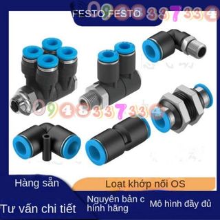 Đầu Nối Ren Festo QS-3 Thẳng/8-8 153006 QS-3/8-8-8-50 130681 Spot - .