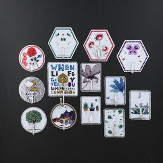 Móc Dán Tường 3D Kim Tuyến