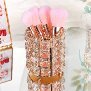 Lọ Pha Lê Đựng Cọ Trang Điểm