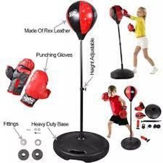 Bộ đồ chơi thể thao đấm bốc Boxing cho trẻ em loại To, hàng đẹp,có tăng chỉnh cao thấp(tặng kèm găng tay,bơm,kim,cà lê)
