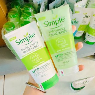 Sữa rửa mặt Simple hàng đẹp