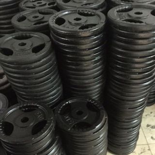 Tạ đĩa gang 2kg,3kg, 5kg,10kg / 1 chiếc ,tạ bánh gang đúc nguyên khối hàng chuẩn