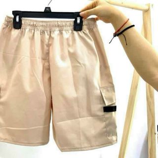 Quần kaki lửng có túi hộp Chất kaki mềm mịn