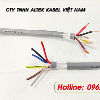 Cáp điều khiển 6 lõi, Cáp tín hiệu Altek kabel 0.5-1.5mm2