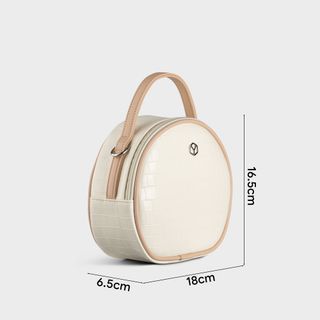 Túi đeo chéo da nữ dáng tròn cá tính Yuumy Seasand YN217
