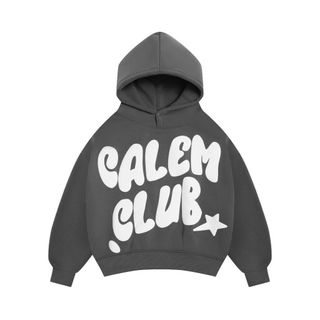 Áo Hoodie Chất Thun Nỉ Mềm Mịn In CALEM CLUB Kiểu Tay Phồng Form Rộng Chống Nắng Tốt- Form Dưới 70kg