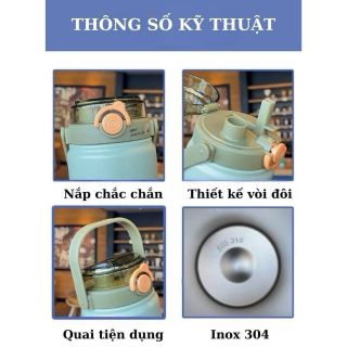 BÌNH GIỮ NHIỆT INOX BOSS 1200ML