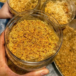 BÁNH TRÁNG CHÀ BÔNG XÙ TỎI THƠM LỪNG SIÊU NGON 400G - WINNIE HOUSE