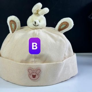 Mũ tròn trẻ em tai thỏ CQ