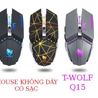 MOUSE WIRELESS KHÔNG DÂY T-WOLF Q15 ( CÓ CỔNG SẠC ) giá sỉ