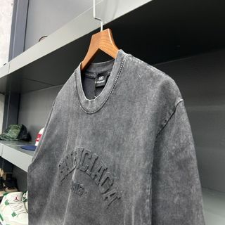 Áo thun wash Balen.ciaga (dập nổi)
