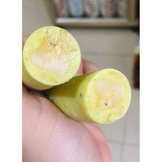 KEM CHUỐI MÍT LÁ DỨA MINI MÀU XANH TRẮNG bich 10 cây (giao tphcm)