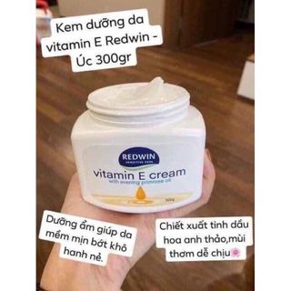 Kem Dưỡng Da Mền Mịn Redwin Vitamin E Cream 300G tốt nhất dành cho da khô và nhạy cảm