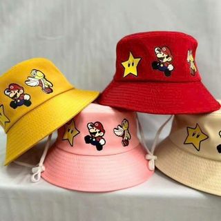 Nón bucket trẻ em đủ mẫu thêu,in hình CQ