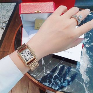 ĐỒNG HỒ NAM NỮ THỜI TRANG CA.TIER CHỮ NHẬT MỚI 1