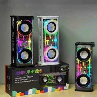 Loa Bluetooth 5.0 Mini V8 Đa Năng Công Suất Đèn Led RGB, V8 , A88