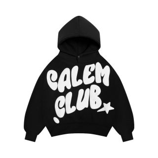 Áo hoodie chất thun nỉ mềm mịn mát,mặc chống nắng,tay phồng nhúng, cổ áo có nút bấm nón 2 lớp lót vải chính, in nổi chữ CALEM CLUB. Giá sỉ - giá bán buôn