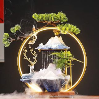 Thác Nước Phong Thuỷ Khói Trầm Hương Chuông Sen Tuần Lộc, Thác Nước Tuần Lộc