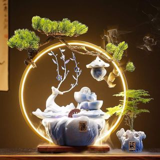 Thác Nước Phong Thuỷ Khói Trầm Hương Chuông Sen Tuần Lộc, Thác Nước Tuần Lộc