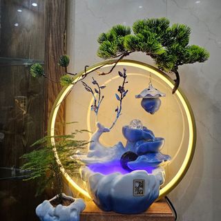 Thác Nước Phong Thuỷ Khói Trầm Hương Chuông Sen Tuần Lộc, Thác Nước Tuần Lộc
