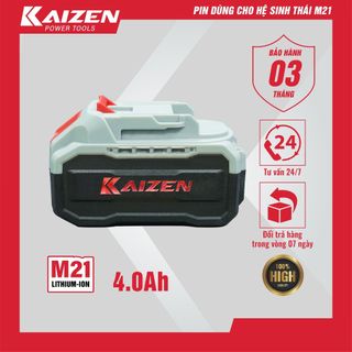 Pin Kaizen 4.0Ah công nghệ mới dùng cho dụng cụ pin cầm tay | Chân pin phổ thông Kaizen giá sỉ