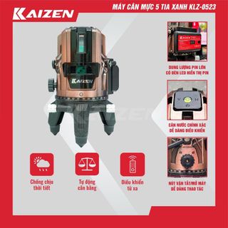 Máy bắn cốt laser 5 tia xanh Kaizen KLZ - 0523 | Máy laser, máy cân mực giá sỉ