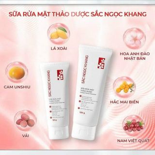 Sữa Rửa Mặt Thảo Dược Sắc Ngọc Khang [Tuýp 100g]