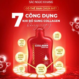 Nước Uống Collagen Dipeptide Sắc Ngọc Khang [Hộp 5 Túi]