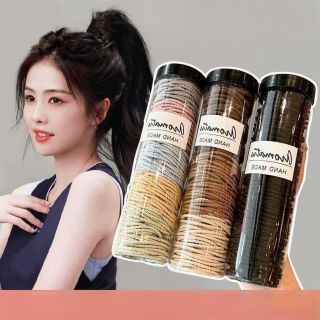 1 hộp ống dây buộc tóc vặn thừng siêu dai