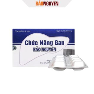 Viên Uống Chức Năng Gan Bảo Nguyên [Hộp 30 Viên]
