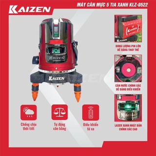 Máy laser 5 tia xanh Kaizen KLZ - 0522 | Máy bắn cốt, máy cân mực