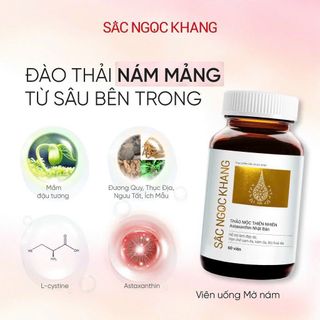 Viên Uống Sắc Ngọc Khang Vi Tảo Lục [Hộp 60 viên]