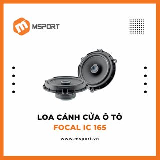 Loa cánh cửa ô tô FOCAL IC 165 cho xe FORD và TOYOTA miễn phí lắp đặt giá sỉ